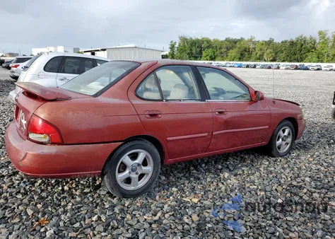 2000 Nissan Sentra Se z USA, uszkodzony, nr VIN 3N1BB51D6YL102325